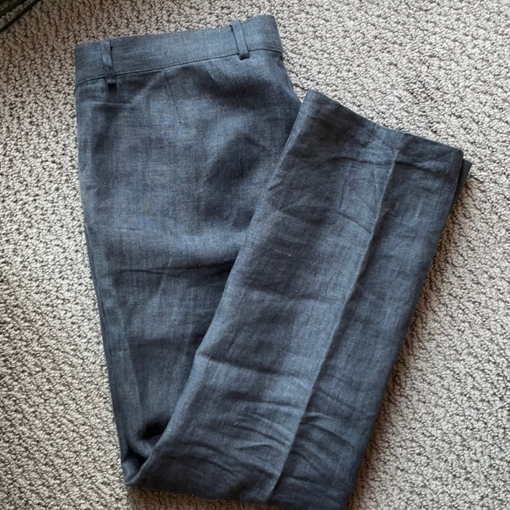 Adolfo Domínguez Men’s linen pants. Waist EU56 Blue